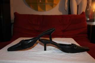COLE HAAN Women Slipper Slide Heel Point Shoes 7.5 AA  