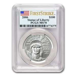  2006 1oz Platinum American Eagle MS 70 PCGS (FS) Registry 