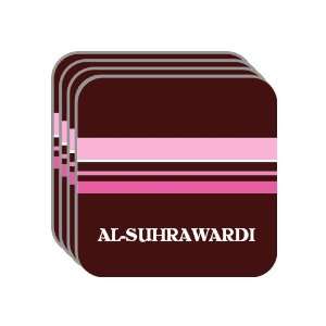 Personal Name Gift   AL SUHRAWARDI Set of 4 Mini Mousepad Coasters 