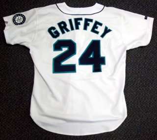 Ken Griffey Jr Autographed Signed Seattle Mariners White Jersey PSA 