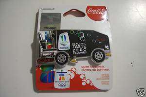 2010 Olympic Coca Cola Ice Resurfacer Pin Zero Black  