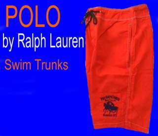 85 Mens POLO RALPH LAUREN Swim Suit SURF Trunks 34  