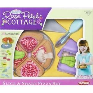  Rose Petal Cottage Slice & Share Pizza Set Toys & Games