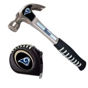  St. Louis Rams Pro Grip Tape Measure and Hammer Set 