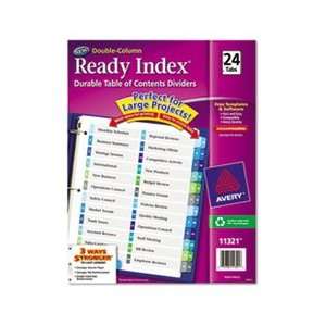   TABLE OF CONTENTS DIVIDER, TITLE 1 24, MULTI, LETTER