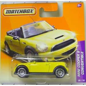  Matchbox Cars   Mini Cooper S Convertible In Yellow Toys & Games
