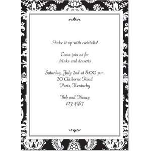  Shadow Tapestry Deluxe Imprintable Invitation Kit 