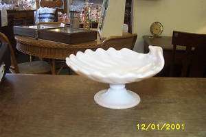 Cambridge Crown Tuscan Footed Shell Compote  