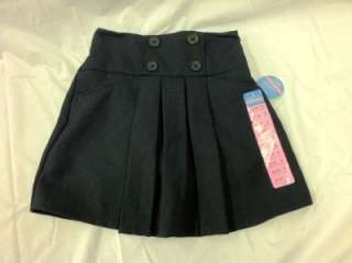   PLEATED SKIRT/SCOOTER SCHOOL UNIFORM W/SHORTS NWT NAVY SIZES 6,8