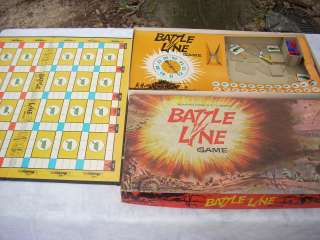 Vintage Ideal Battle Line Board Game from the TV Series  