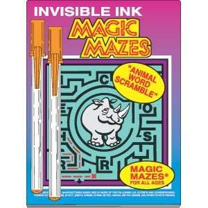    Lee Publications Animal Word Scramble Magic Mazes Toys & Games