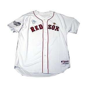  Curt Schilling Boston Red Sox Autographed White Boston Red 