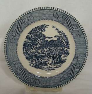 ROYAL China CURRIER & IVES pattern Bread & Butter Plate  