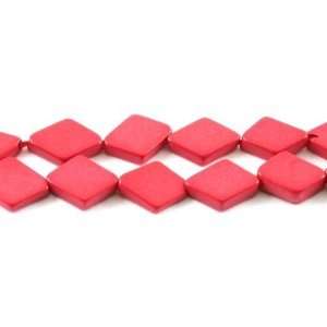  Unique Red Coral Hexagon Beads Strand 15 10x8mm Patio 