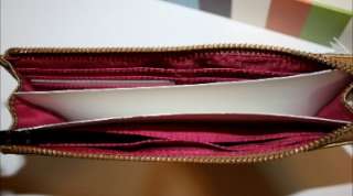 NWT IN BOX COACH Julia Stripe Legacy Zippy Wallet Wristlet purse 46807 