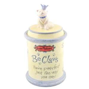 Youre Perfect Just The Way You Are Cat Ceramic Cookie Jar  