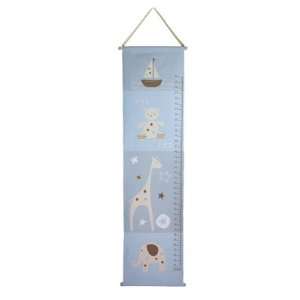 Painted Canvas Child Growth Chart for Nursery   Great Baby Shower Gift 