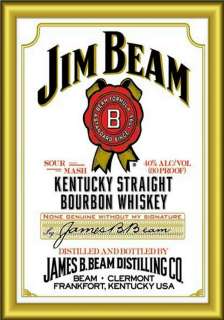 MAGNET Beverage JIM BEAM White Label Bourbon Whiskey PHOTO MAGNET Free 