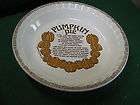 great collectable pumpkin pie recipe deep dish plate 
