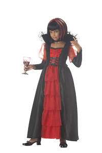 Girls Count Dracula Regal Vampire Gothic Child Costume  