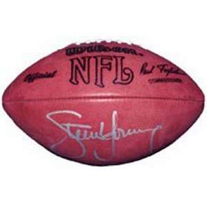  Steve Young Signed 49ers Football Sports Collectibles
