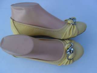 LADY CASUAL FLAT SHOES VIA PINKY SIZE 5 10 YELLOW  