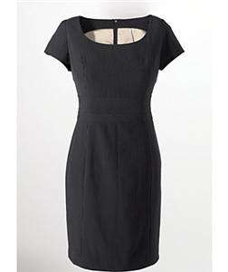 Monroe Main Plus Size 18W 1X Brand New Black Pinstripe Sheath Dress 