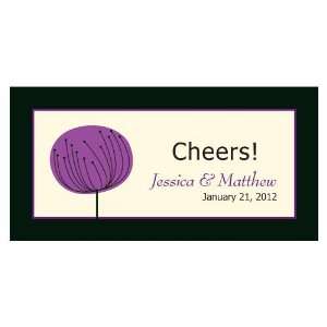  Small Personalized Romantic Elegance Wedding Drink Ticket 