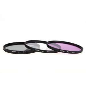  82mm 3 Piece UV/FLD/CPL Lens Filter Kit