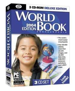 World Book Encyclopedia 2004   3CD Set Win XP/Vista/7 (32 bit) Ages 8 