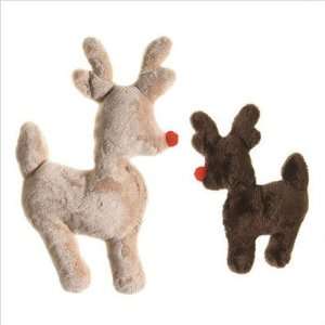  Reindeer Dog Toy Size Tiny Tuff, Color Brown Pet 