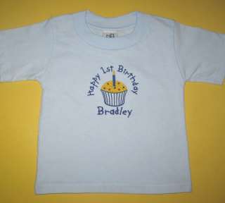 Personalized Birthday Shirt Custom Name Boy or Girl 1st  