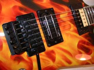 Dean DIMEBAG Dime O Flame Guitar with Floyd Rose Bridge, DBDF  