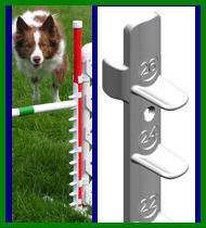 NEW STYLE JUMP CUPS STRIPS** for DOG AGILITY   5 pair  