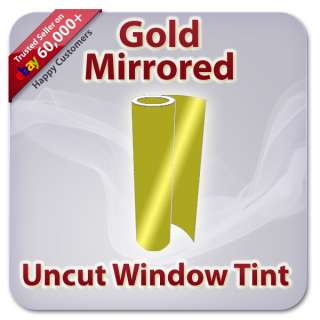  20% Gold Mirrored Window Tint Film uncut at $5.00 per 1 linear foot