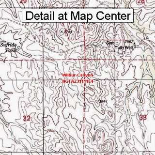   Map   Wilbur Canyon, Arizona (Folded/Waterproof)
