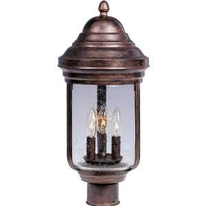 Maxim 5612CDEB Revere 3 Light Outdoor Pole/Post Lantern Empire Bronze 