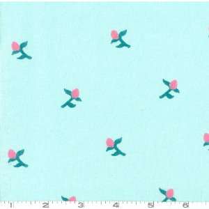  58 Wide Jersey Knit Mint Sprigs Fabric By The Yard Arts 