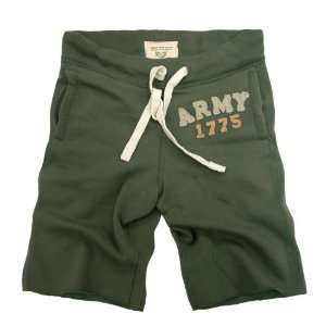 Military Applique 1775 Fleece Shorts Army, Olive SIZE LARGE  