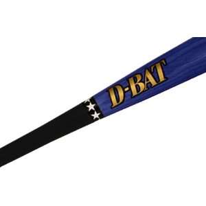  D Bat Pro Cut 72 Two Tone Baseball Bats BLACK/ROYAL BLUE 32 