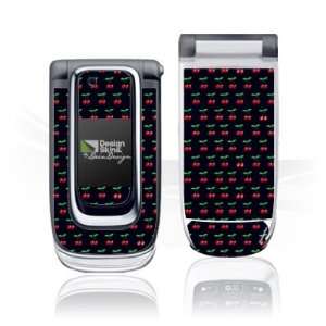  Design Skins for Nokia 6131   BlackCherry Design Folie 