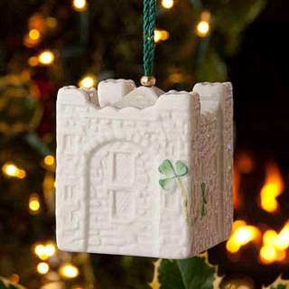 New for 2011 Belleek Bunratty Castle Bell Christmas Ornament Irish 