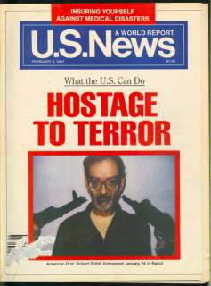 1987 U.S. News & World Report Robert Polhill Hostage  