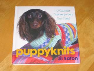 Puppy Knits Knitting Pattern Book Small Dogs Jil Eaton  