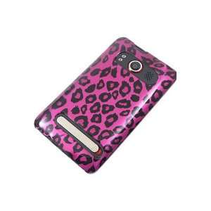  Graphic Snap On Case   Pink/Black Leopard Cell Phones & Accessories