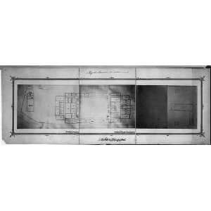   The first floor plan of the Imperial Military Academy