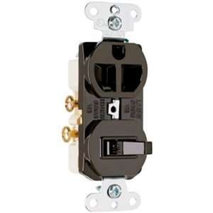  Pass & Seymour #691CC6 Comb Switch/Receptacle