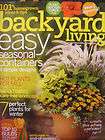 BACKYARD LIVING   OCT/NOV/DEC 2007   SEASONAL CONTAINERS   PLANT 