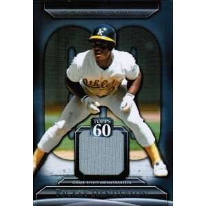 2011 Topps Series 1 Topps 60 Rickey Henderson Jersey Patch Relic 