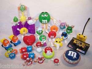 Large lot of M & M candy dispensers toys figures C  